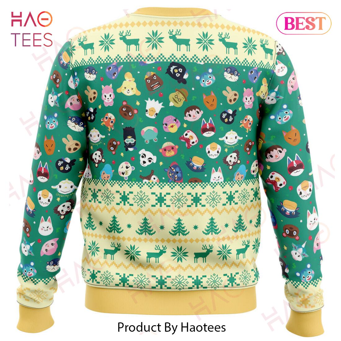 Happy Animal Villagers Animal Crossing Ugly Christmas Sweater Happy Animal Villagers Animal Crossing Ugly Christmas Sweater