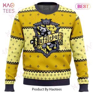 Harry Potter Hufflepuff Ugly Christmas Sweater