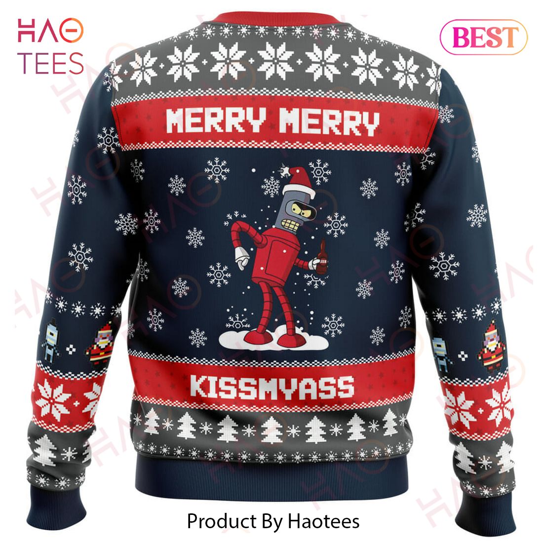 Hey! We Wish You a Futurama Ugly Christmas Sweater Hey! We Wish You a Futurama Ugly Christmas Sweater