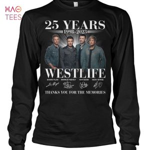 25 Years 1998-2023 Westlife Shirt Limited Edition