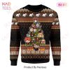 HP Christmas Sweater HP Fighting Christmas Pattern Blue Ugly Sweater 2022
