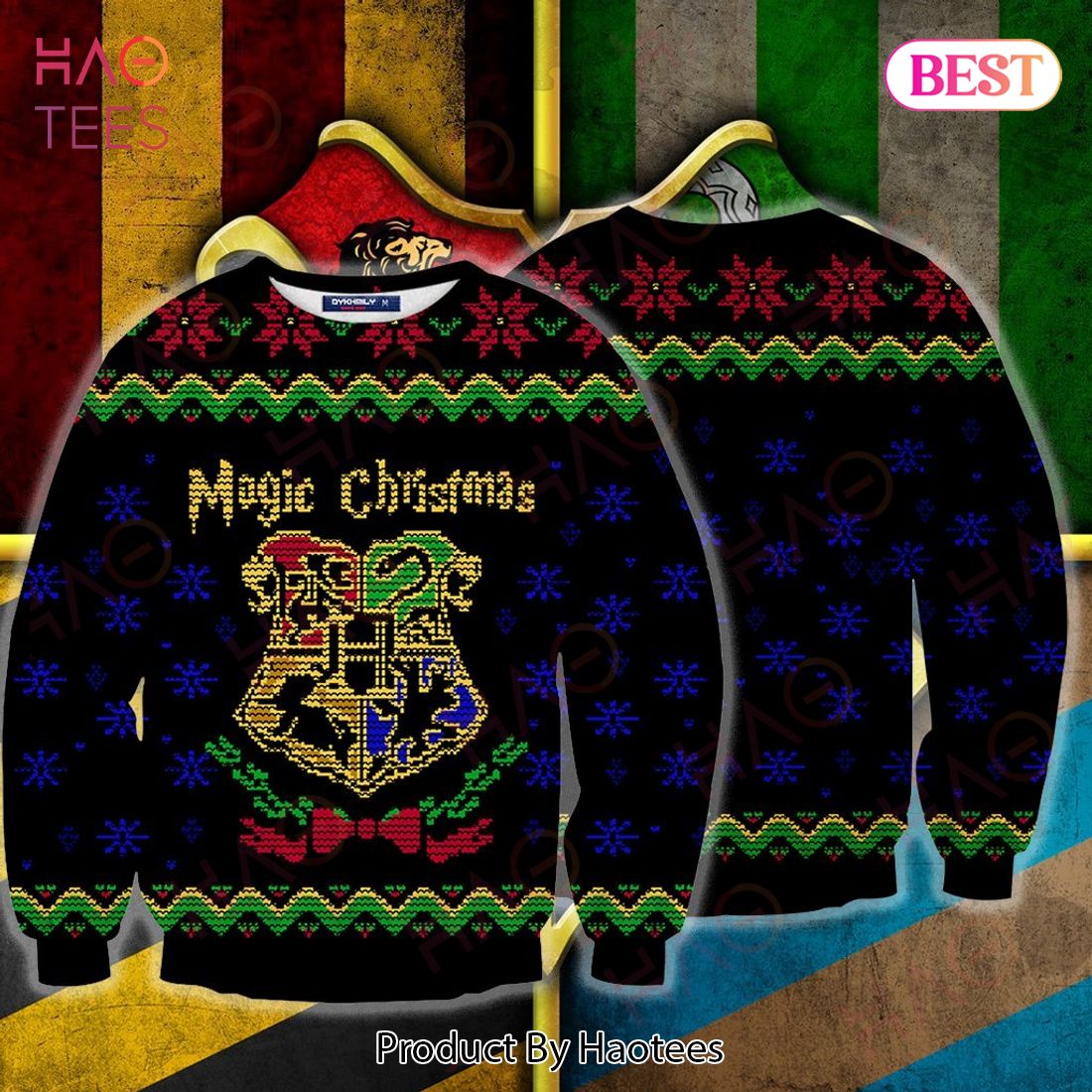 HP Sweater HP Magic Christmas Ugly Sweater 2022 HP Sweater HP Magic Christmas Ugly Sweater 2022