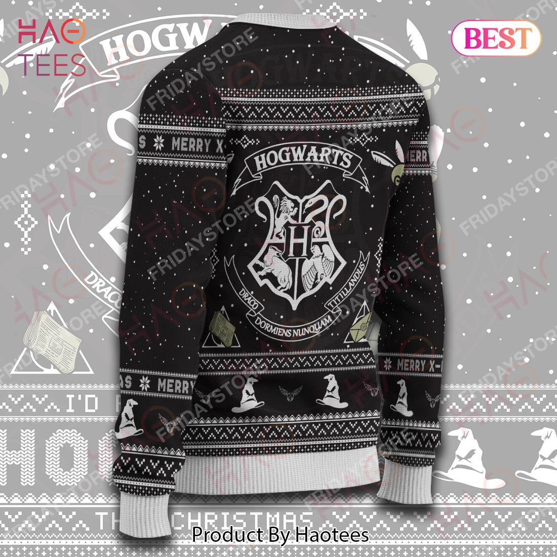 HP Sweater I'd Rather To Stay At HW Christmas Ugly Sweater Amazing HP Ugly Sweater 2022 HP Sweater I'd Rather To Stay At HW Christmas Ugly Sweater Amazing HP Ugly Sweater 2022