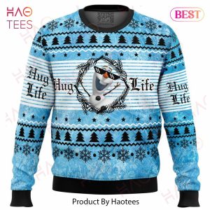 Hug Life Olaf Frozen Ugly Christmas Sweater