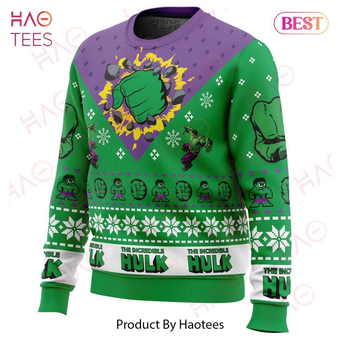 I'm Always Angry The Incredible Hulk Marvel Ugly Christmas Sweater I'm Always Angry The Incredible Hulk Marvel Ugly Christmas Sweater