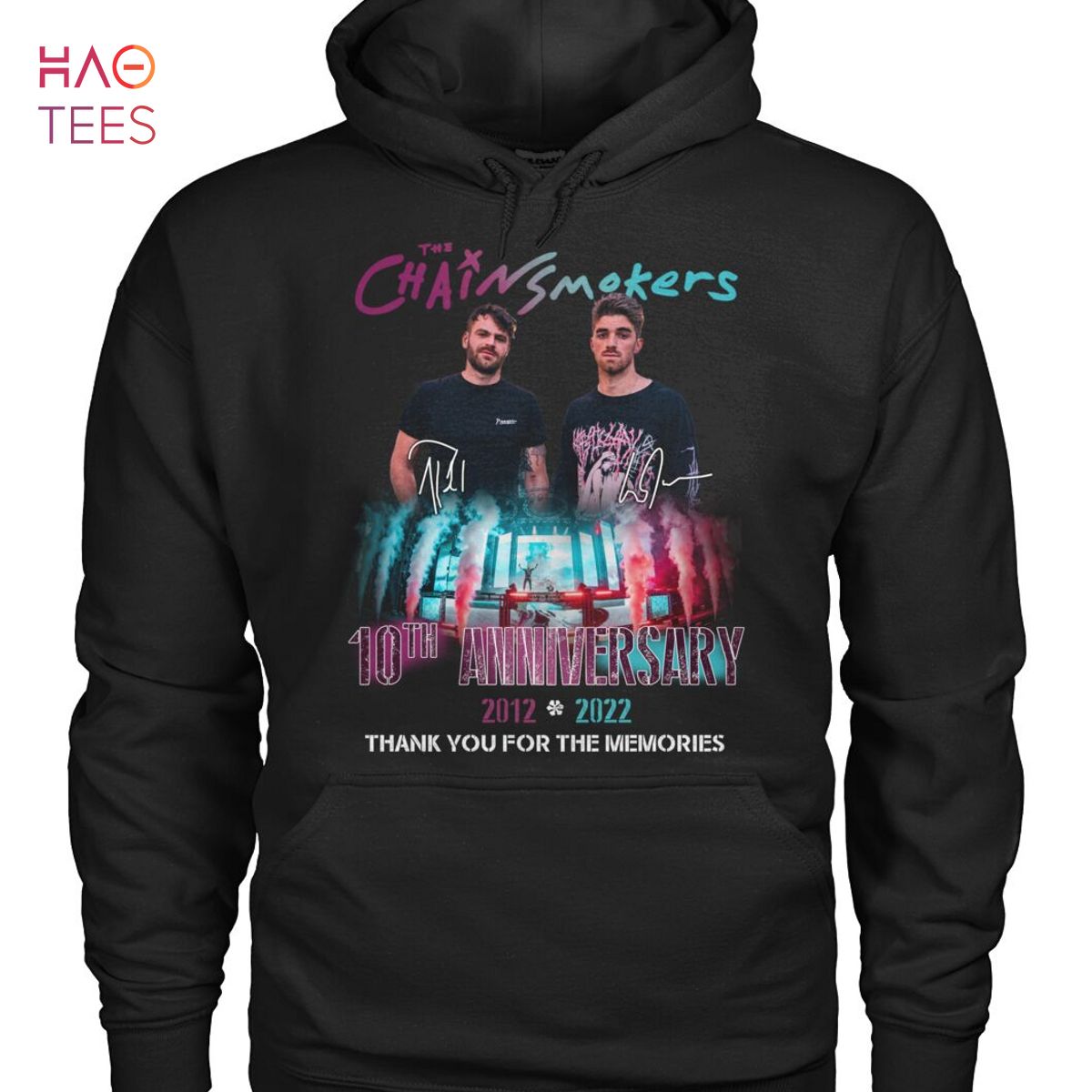 Chainsmokers 10 Anniversary 2012-2022 Shirt Chainsmokers 10 Anniversary 2012-2022 Shirt