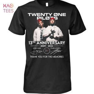 Twenty One Pilots 13 Anniversary 2009-2022 Shirt