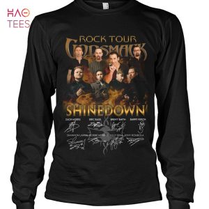Rock Tour Shinedown Shirt Limited Edition
