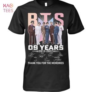 THE BEST BTS 09 Years Shirt Limited Edition