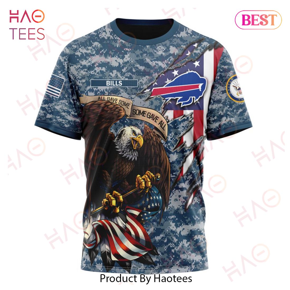 NFL Buffalo Bills Honor US Navy Veterans 3D Hoodie NFL Buffalo Bills Honor US Navy Veterans 3D Hoodie
