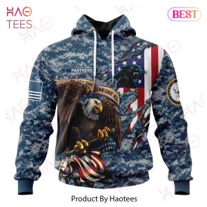 NFL Carolina Panthers Honor US Navy Veterans 3D Hoodie