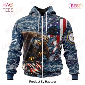 NFL Carolina Panthers Honor US Navy Veterans 3D Hoodie