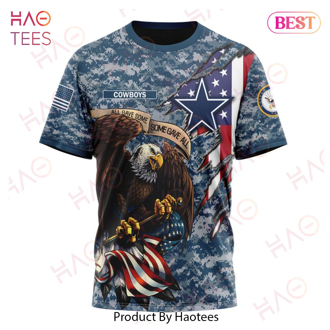 NFL Dallas Cowboys Honor US Navy Veterans 3D Hoodie NFL Dallas Cowboys Honor US Navy Veterans 3D Hoodie