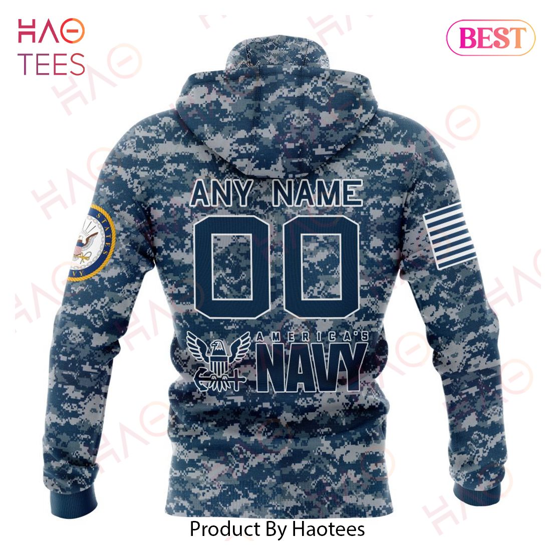 NFL Denver Broncos Honor US Navy Veterans 3D Hoodie NFL Denver Broncos Honor US Navy Veterans 3D Hoodie