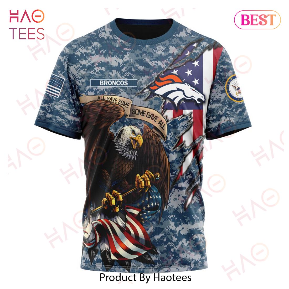 NFL Denver Broncos Honor US Navy Veterans 3D Hoodie NFL Denver Broncos Honor US Navy Veterans 3D Hoodie