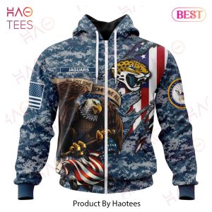 NFL Jacksonville Jaguars Honor US Navy Veterans 3D Hoodie