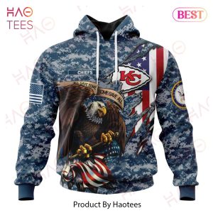 NFL Kansas City Chiefs Honor US Navy Veterans 3D Hoodie