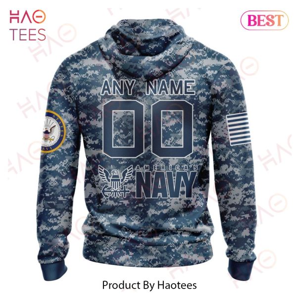 NFL New York Giants Honor US Navy Veterans 3D Hoodie