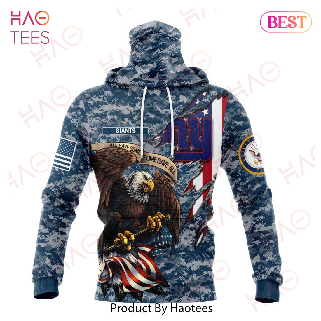 NFL New York Giants Honor US Navy Veterans 3D Hoodie NFL New York Giants Honor US Navy Veterans 3D Hoodie