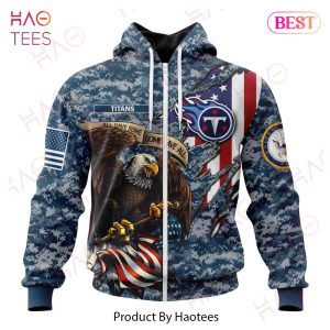 NFL Tennessee Titans Honor US Navy Veterans 3D Hoodie