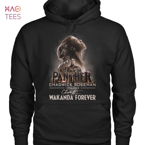 Black Panther Chadwick Boseman 1976-2022 Wakanda Forever Shirt