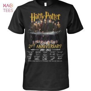 Harry Potter 21 Anniversary 2001-2022 Shirt