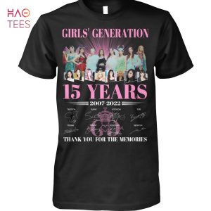Girl Generation 15 Years 2007-2022 Shirt