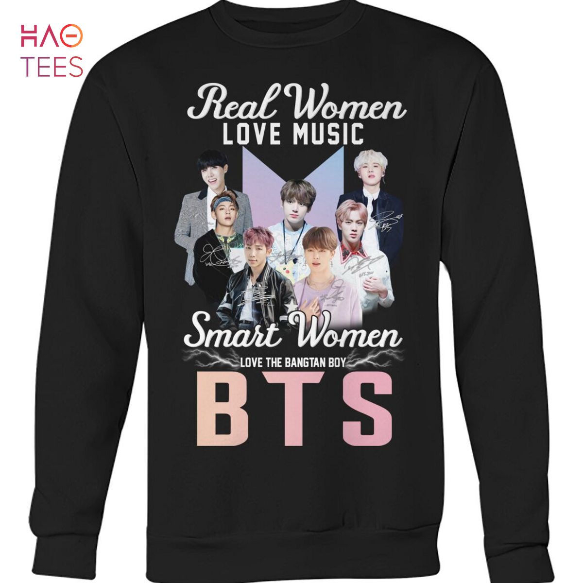 HOT Real Women Love Music BTS Shirt
