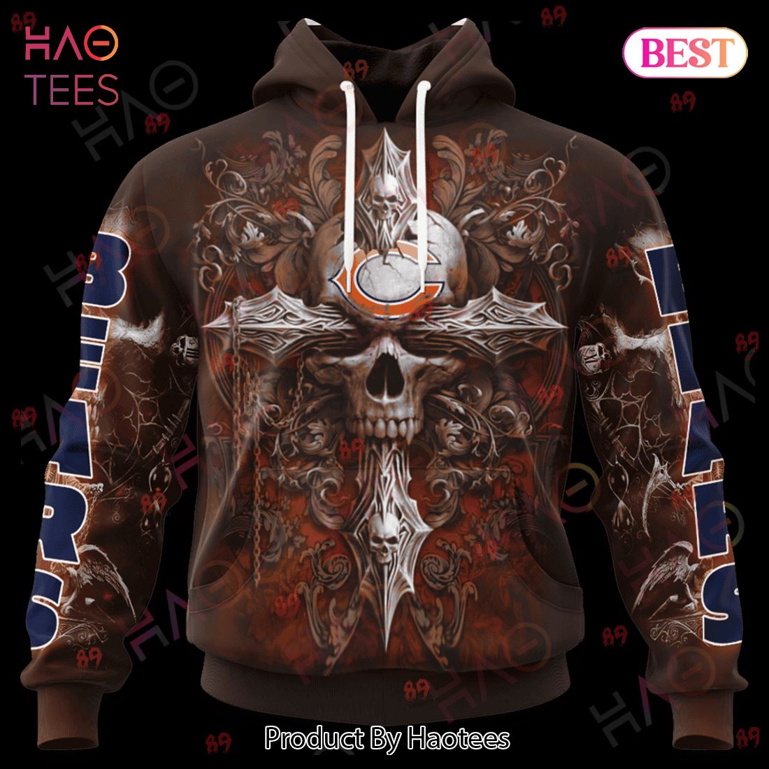 Bears Skull God Limited Edition 3D Hoodie Bears Skull God Limited Edition 3D Hoodie