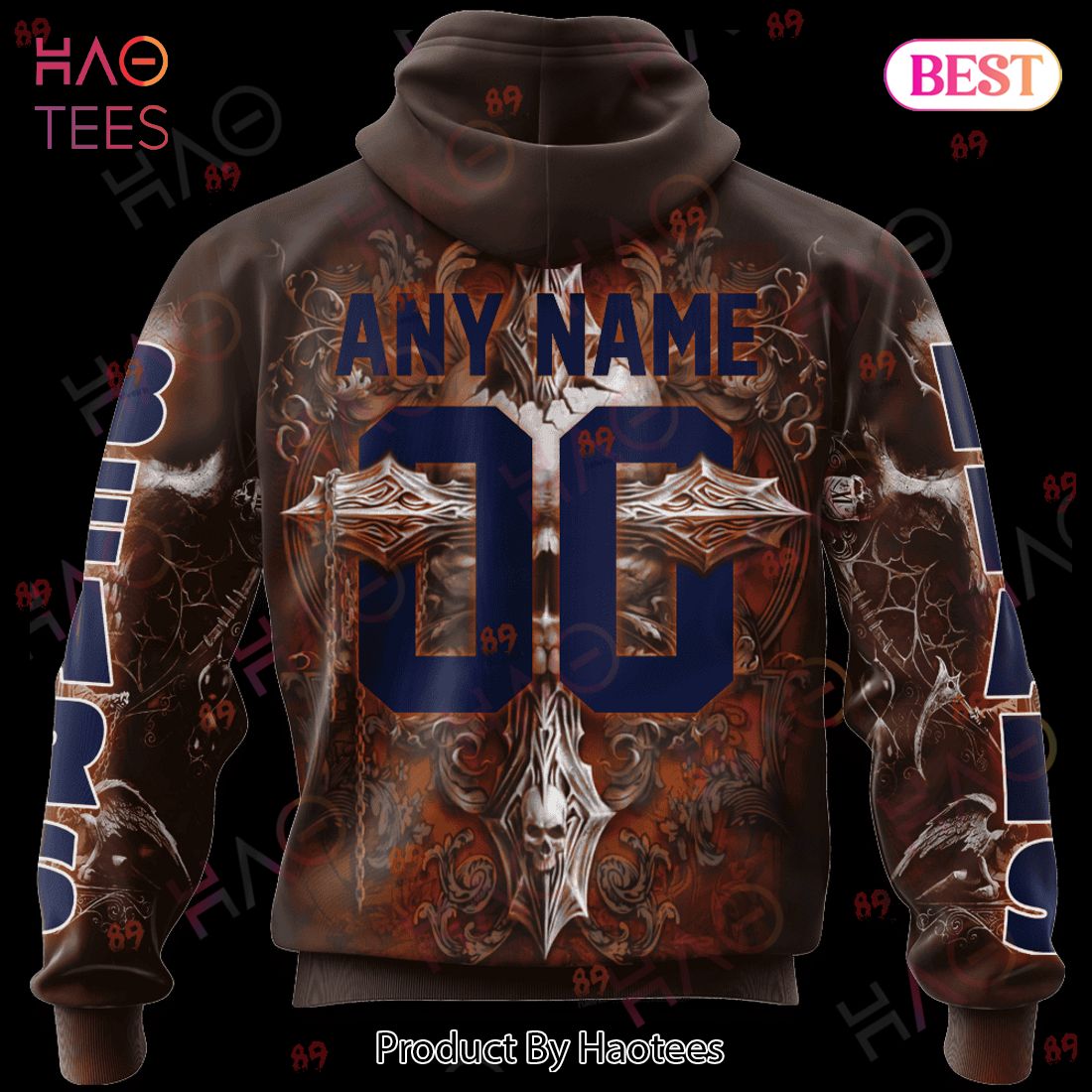 Bears Skull God Limited Edition 3D Hoodie Bears Skull God Limited Edition 3D Hoodie