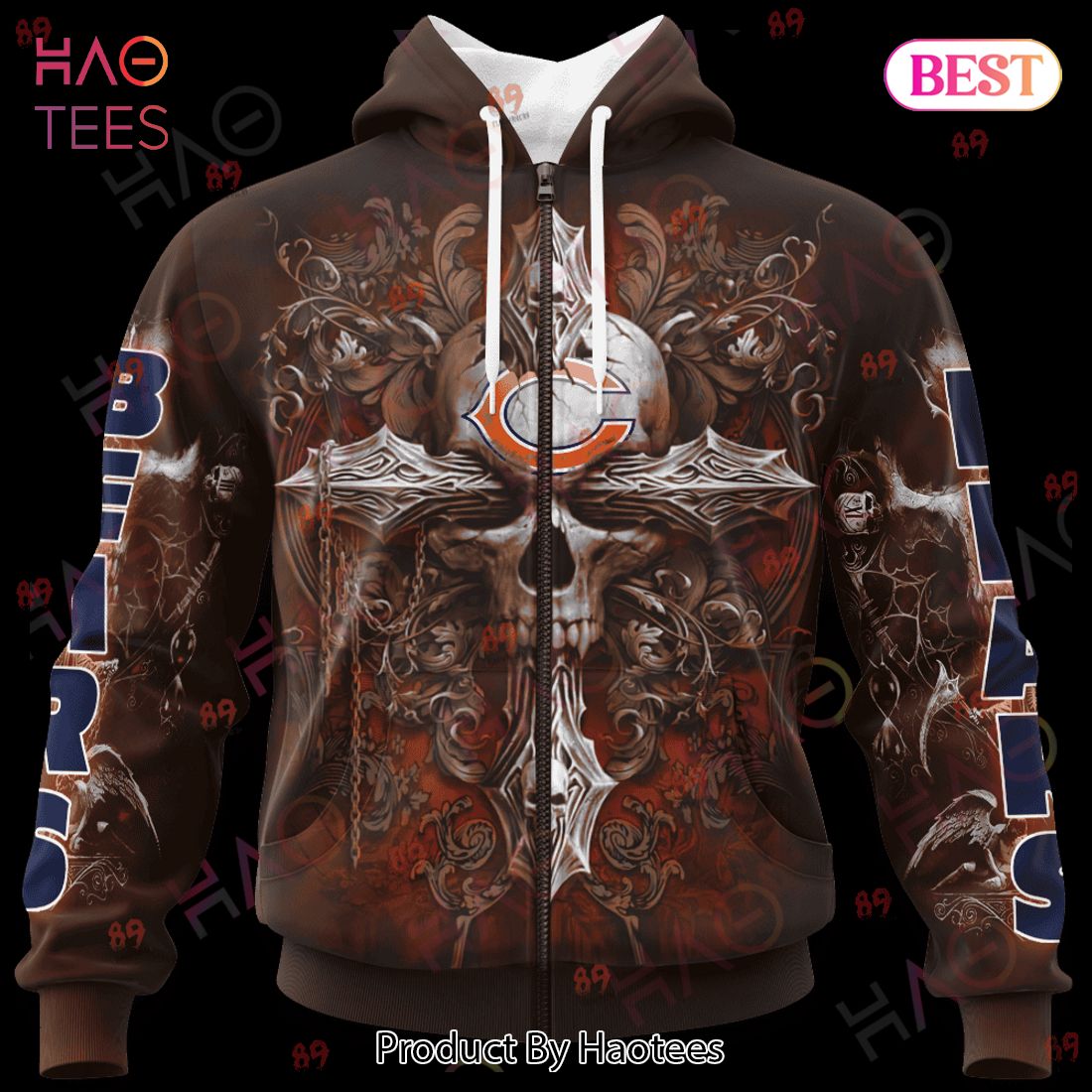 Bears Skull God Limited Edition 3D Hoodie Bears Skull God Limited Edition 3D Hoodie