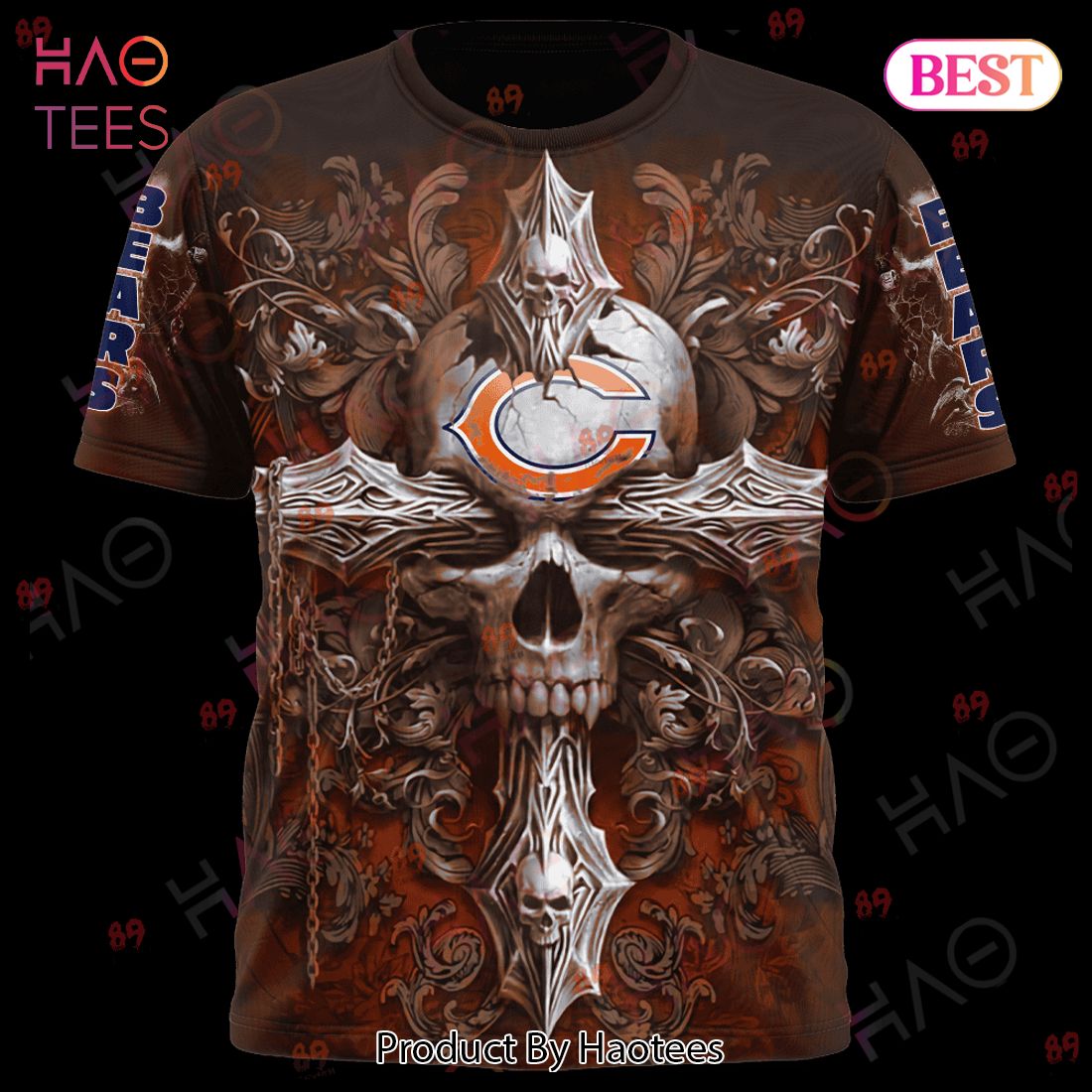 Bears Skull God Limited Edition 3D Hoodie Bears Skull God Limited Edition 3D Hoodie
