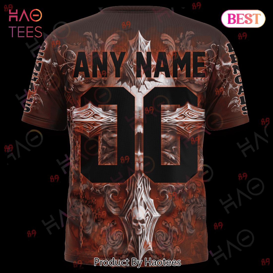 Bengals Skull God Limited Edition 3D Hoodie Bengals Skull God Limited Edition 3D Hoodie
