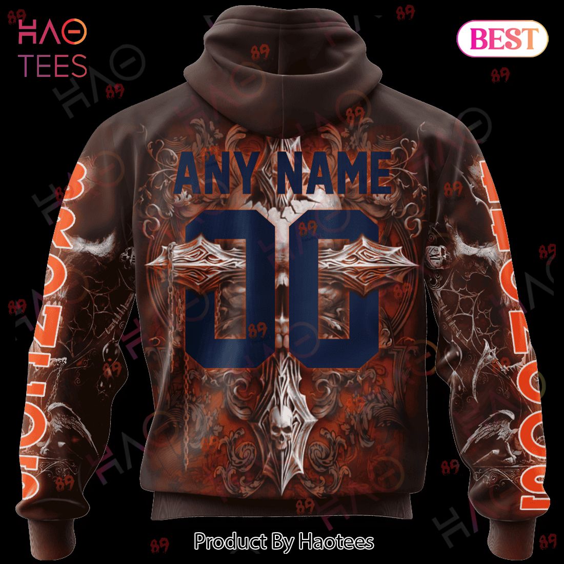Broncos Skull God Limited Edition 3D Hoodie Broncos Skull God Limited Edition 3D Hoodie