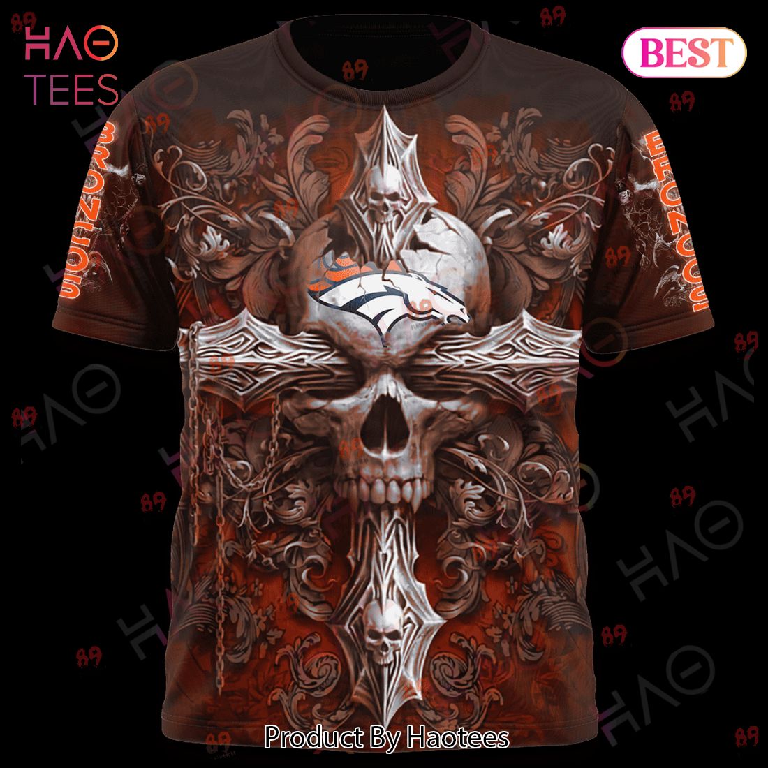 Broncos Skull God Limited Edition 3D Hoodie Broncos Skull God Limited Edition 3D Hoodie