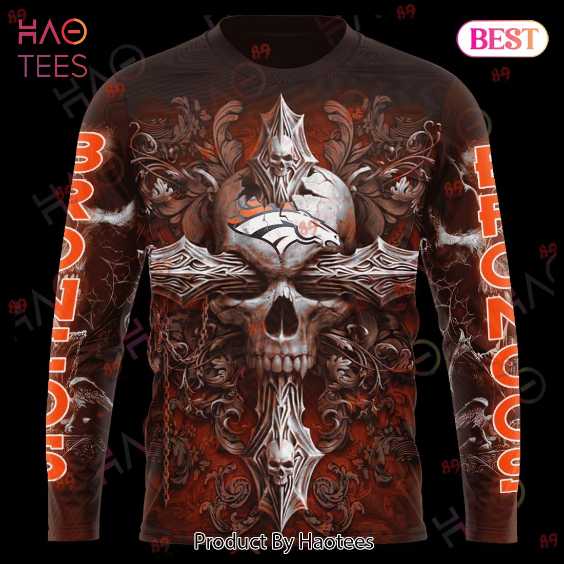 Broncos Skull God Limited Edition 3D Hoodie Broncos Skull God Limited Edition 3D Hoodie