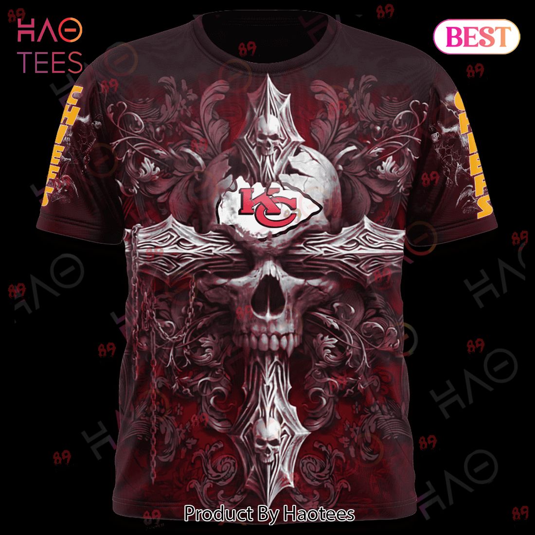 Chiefs Skull God Limited Edition 3D Hoodie Chiefs Skull God Limited Edition 3D Hoodie