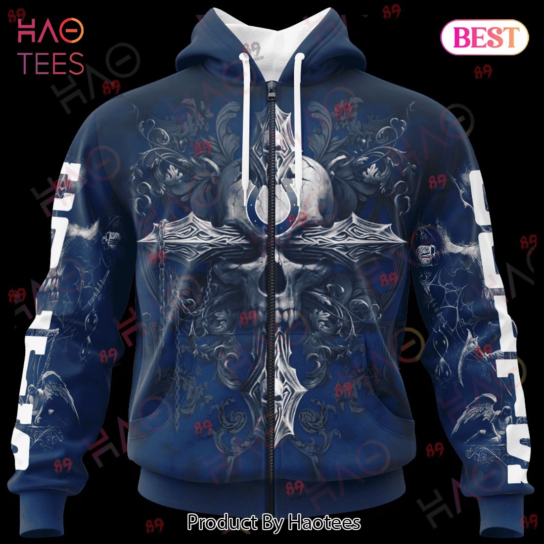 Colts Skull God Limited Edition 3D Hoodie Colts Skull God Limited Edition 3D Hoodie