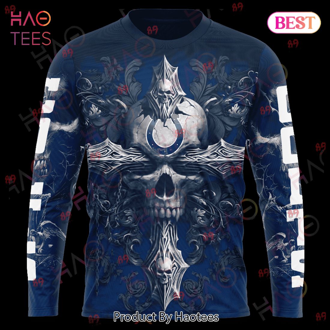 Colts Skull God Limited Edition 3D Hoodie Colts Skull God Limited Edition 3D Hoodie