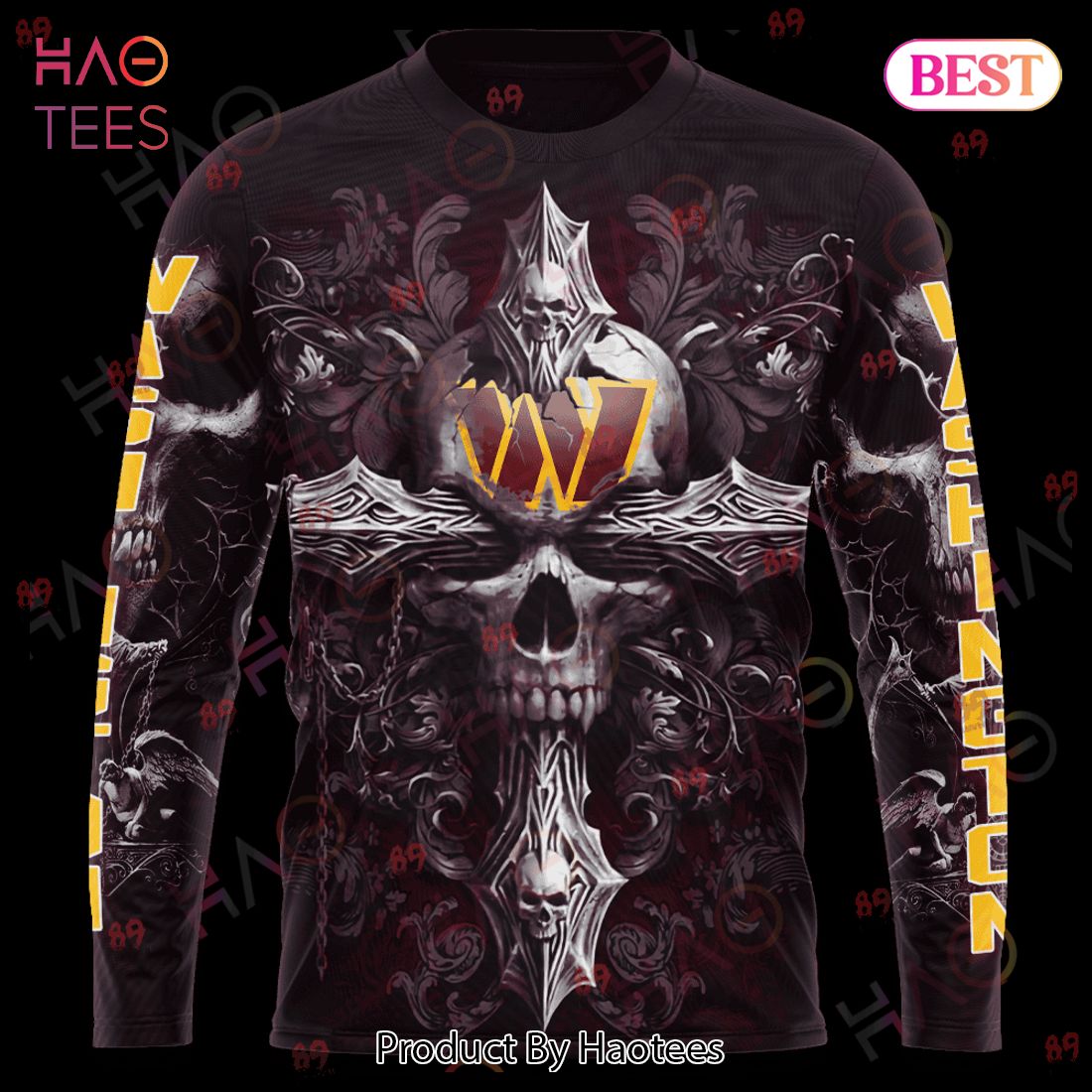 Commanders Skull God Limited Edition 3D Hoodie Commanders Skull God Limited Edition 3D Hoodie