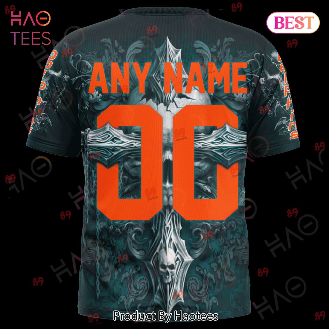 Dolphins Skull God Limited Edition 3D Hoodie Dolphins Skull God Limited Edition 3D Hoodie