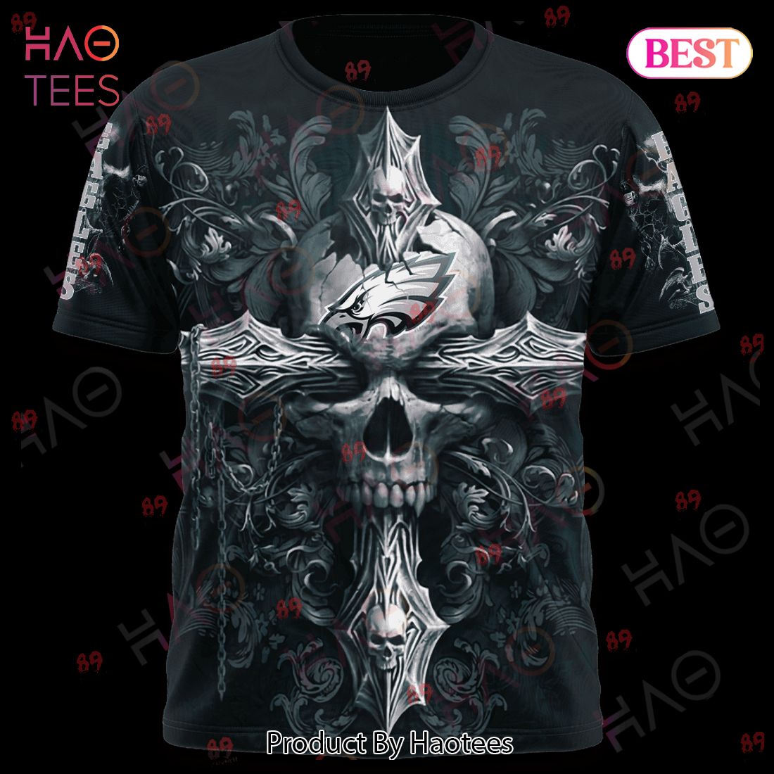 Eagles Skull God Limited Edition 3D Hoodie Eagles Skull God Limited Edition 3D Hoodie