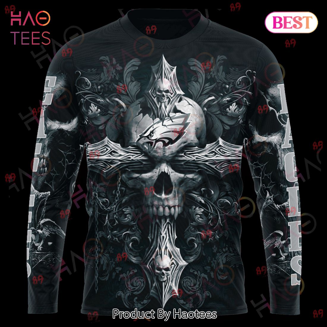 Eagles Skull God Limited Edition 3D Hoodie Eagles Skull God Limited Edition 3D Hoodie