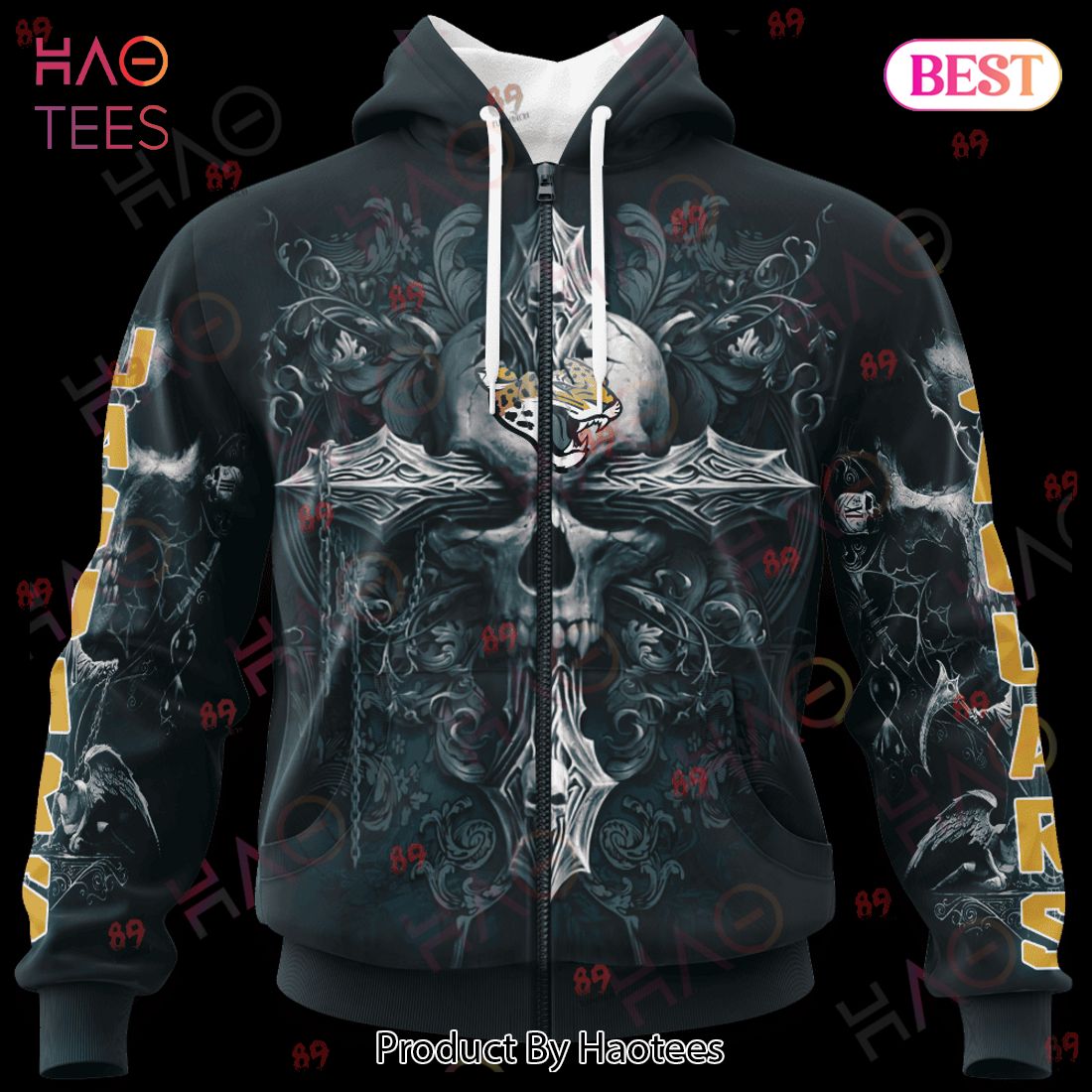 Jaguars Skull God Limited Edition 3D Hoodie Jaguars Skull God Limited Edition 3D Hoodie
