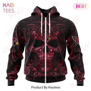 NFL Arizona Cardinals Special Design With Skull Art 3D Hoodie