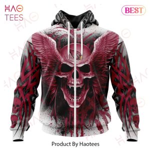 NFL Arizona Cardinals Special Kits With Skull Art 3D Hoodie