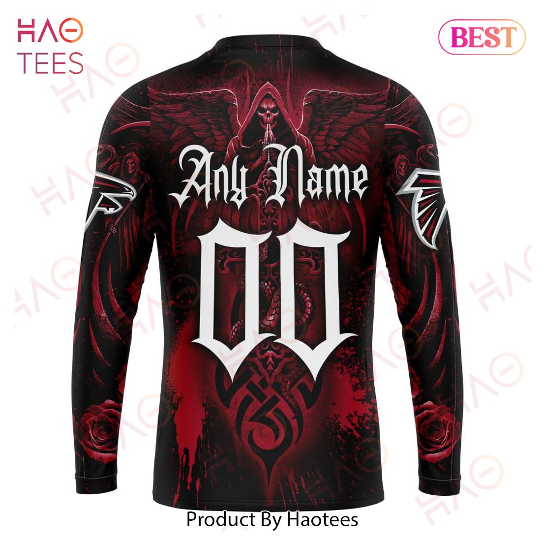 NFL Atlanta Falcons Special Design With Skull Art 3D Hoodie NFL Atlanta Falcons Special Design With Skull Art 3D Hoodie