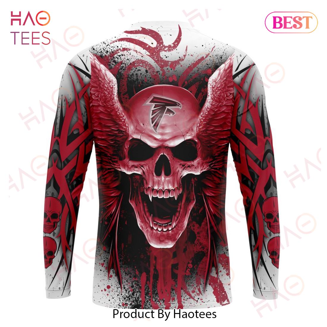 NFL Atlanta Falcons Special Kits With Skull Art 3D Hoodie NFL Atlanta Falcons Special Kits With Skull Art 3D Hoodie