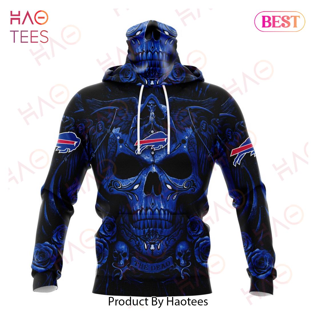 NFL Buffalo Bills Death Skull Championship 3D Hoodie - Owl Fashion