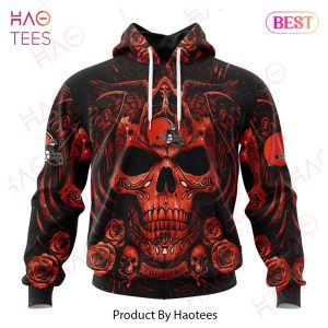 NFL Cleveland Browns Special Design With Skull Art 3D Hoodie